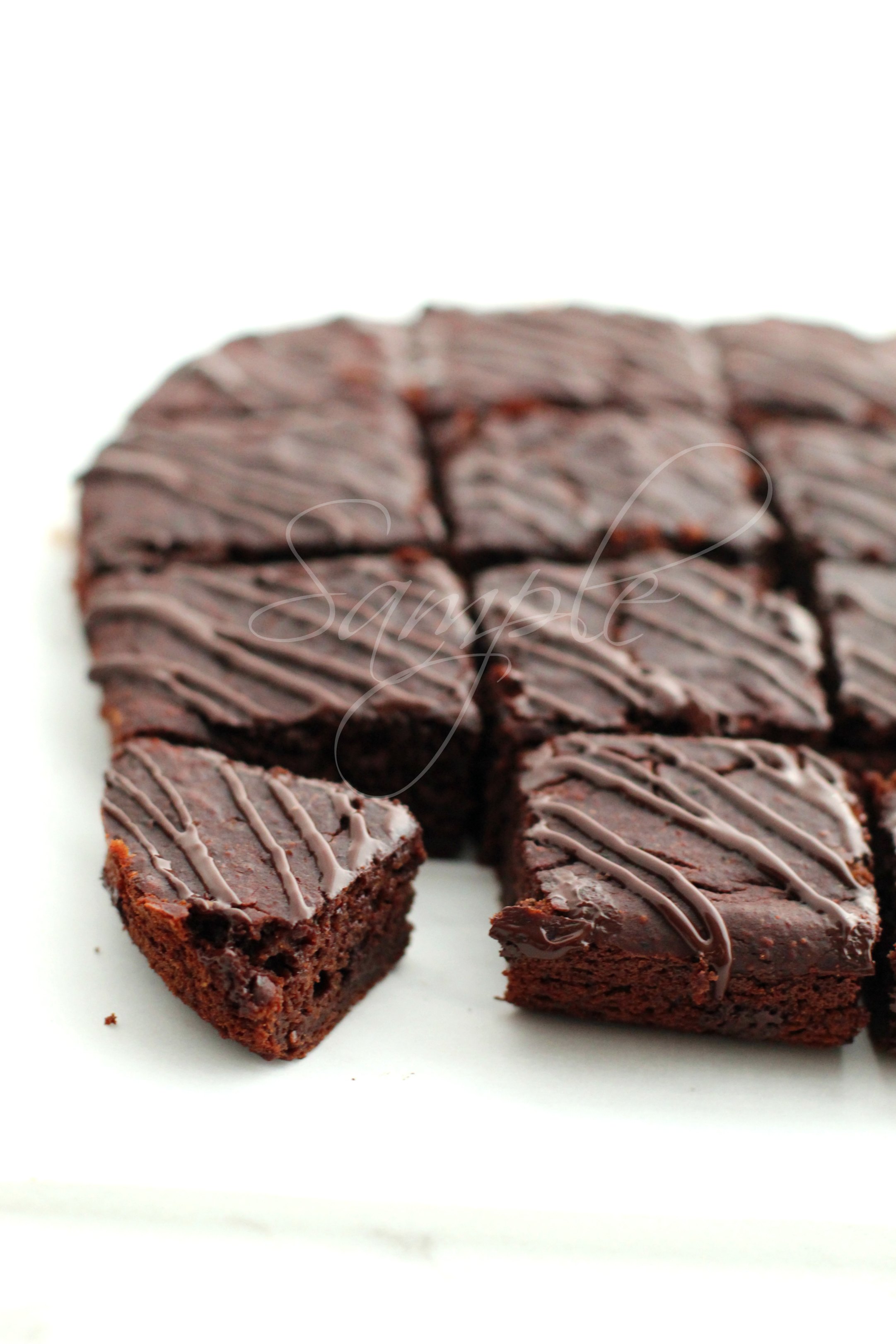 Clean Eating Dark Chocolate Zucchini Brownies (GF) 1