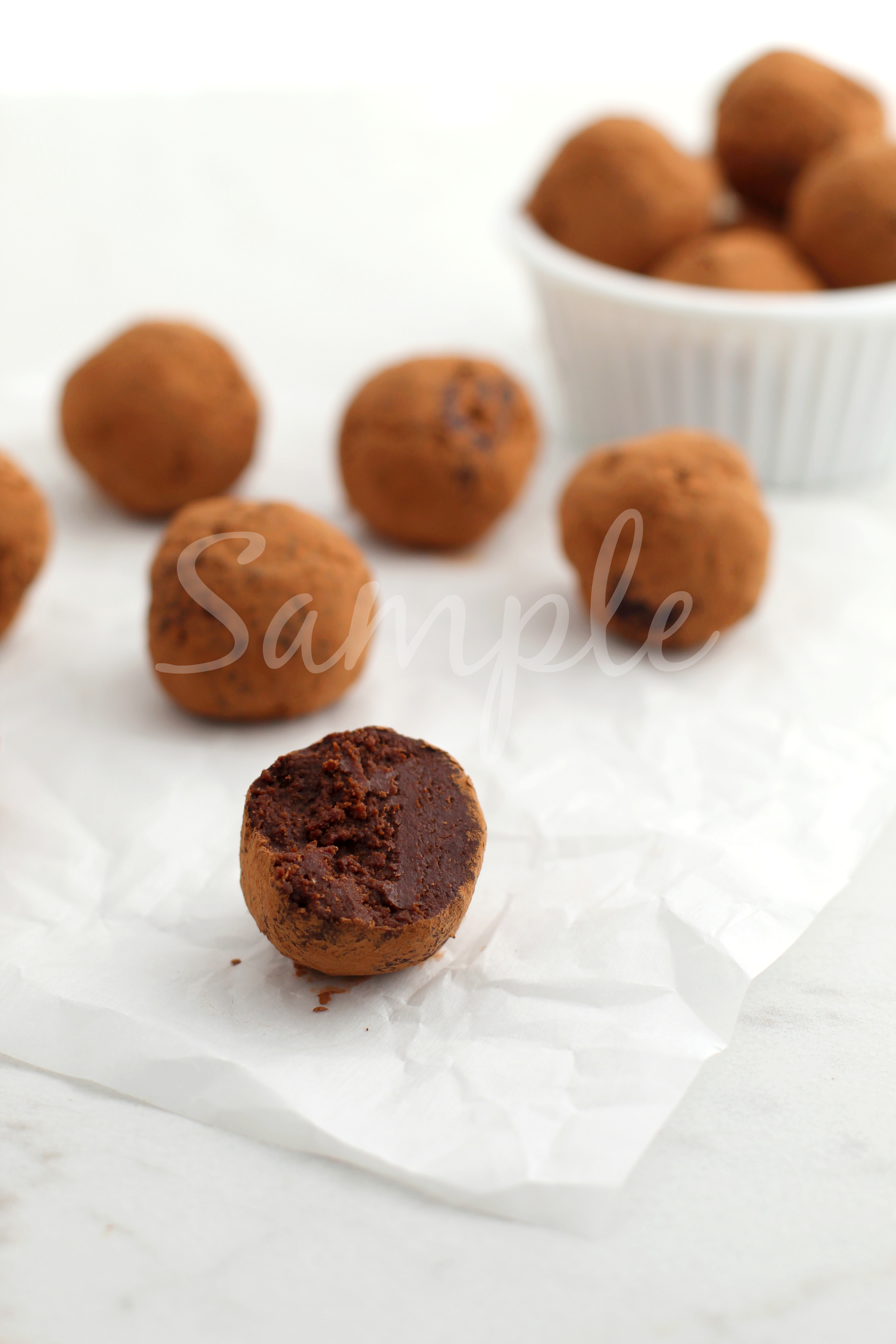 Healthy Chocolate Fudge Truffles 2