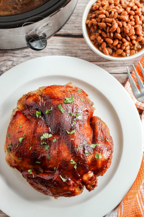 Crockpot BBQ Whole Chicken - Set 2 of 6