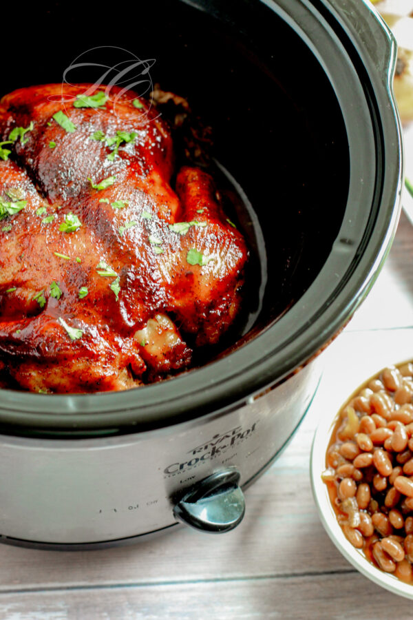 Crockpot BBQ Whole Chicken - Set 5 of 6