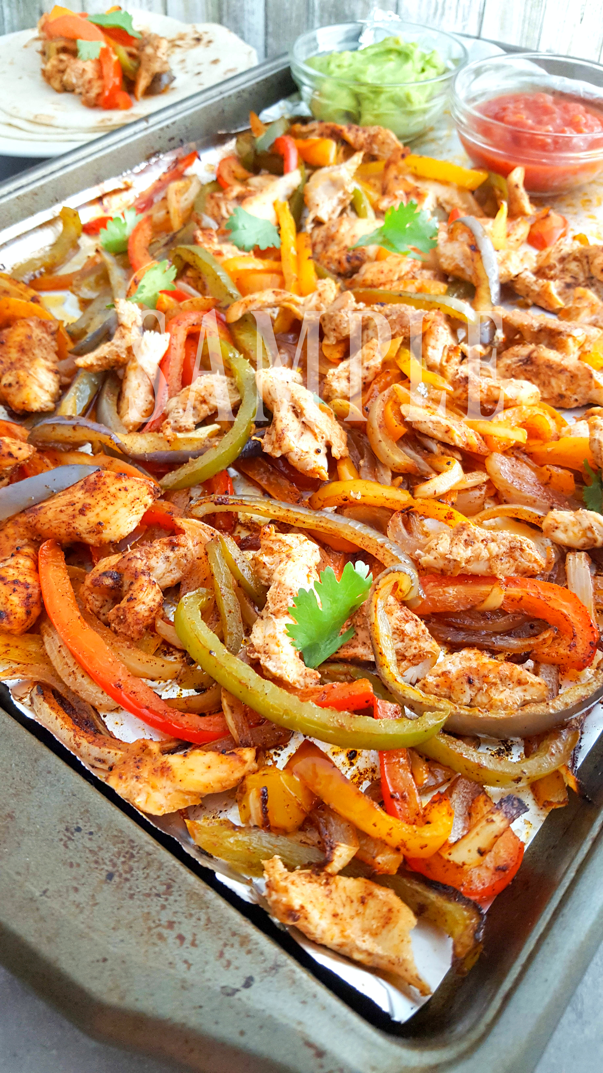 Rainbow Peppers Sheet Pan Chicken Fajitas 4 (Click to see full image gallery)