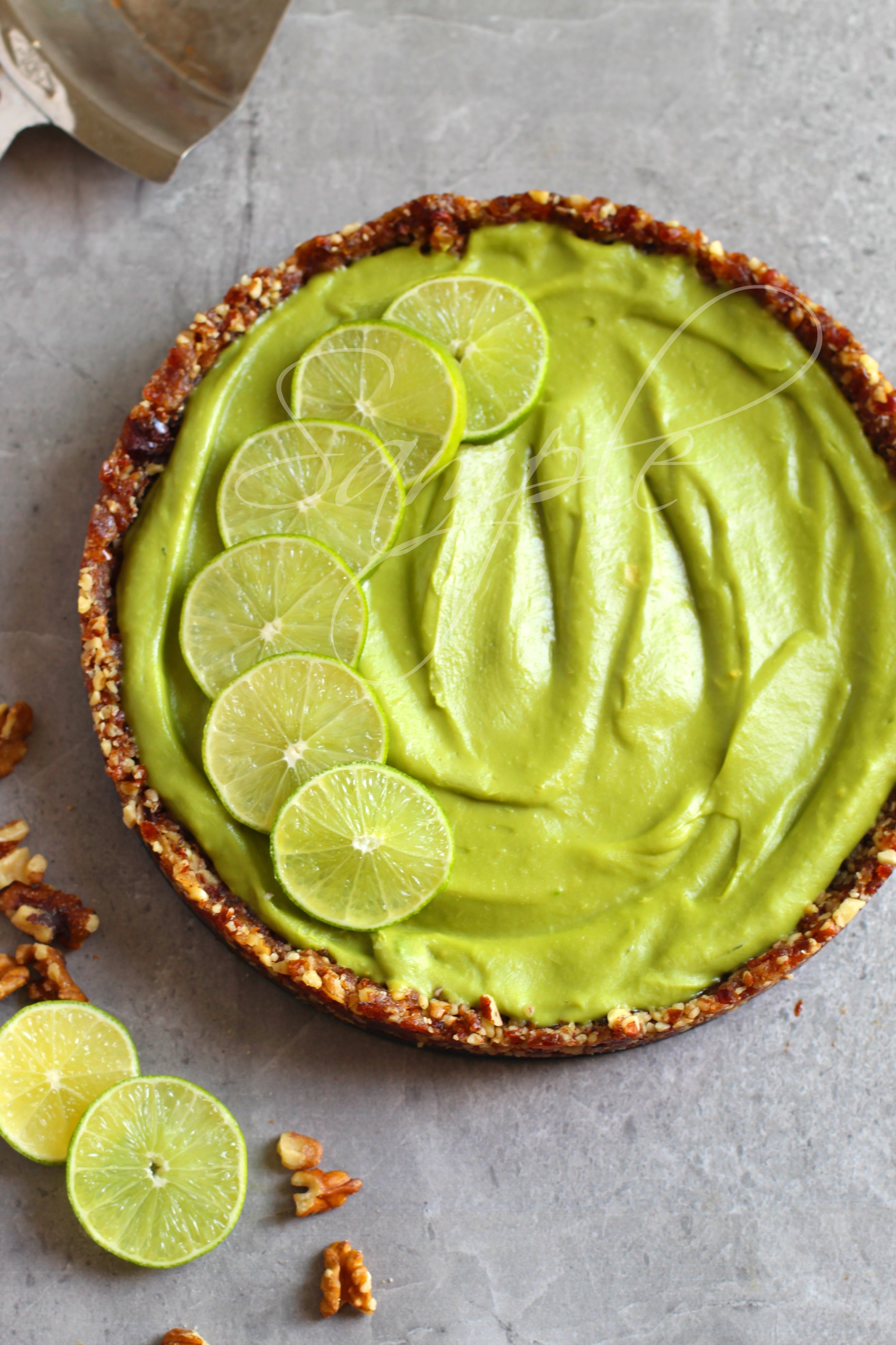 Raw No-Bake Key Lime Pie (GF, Vegan, Paleo) 4