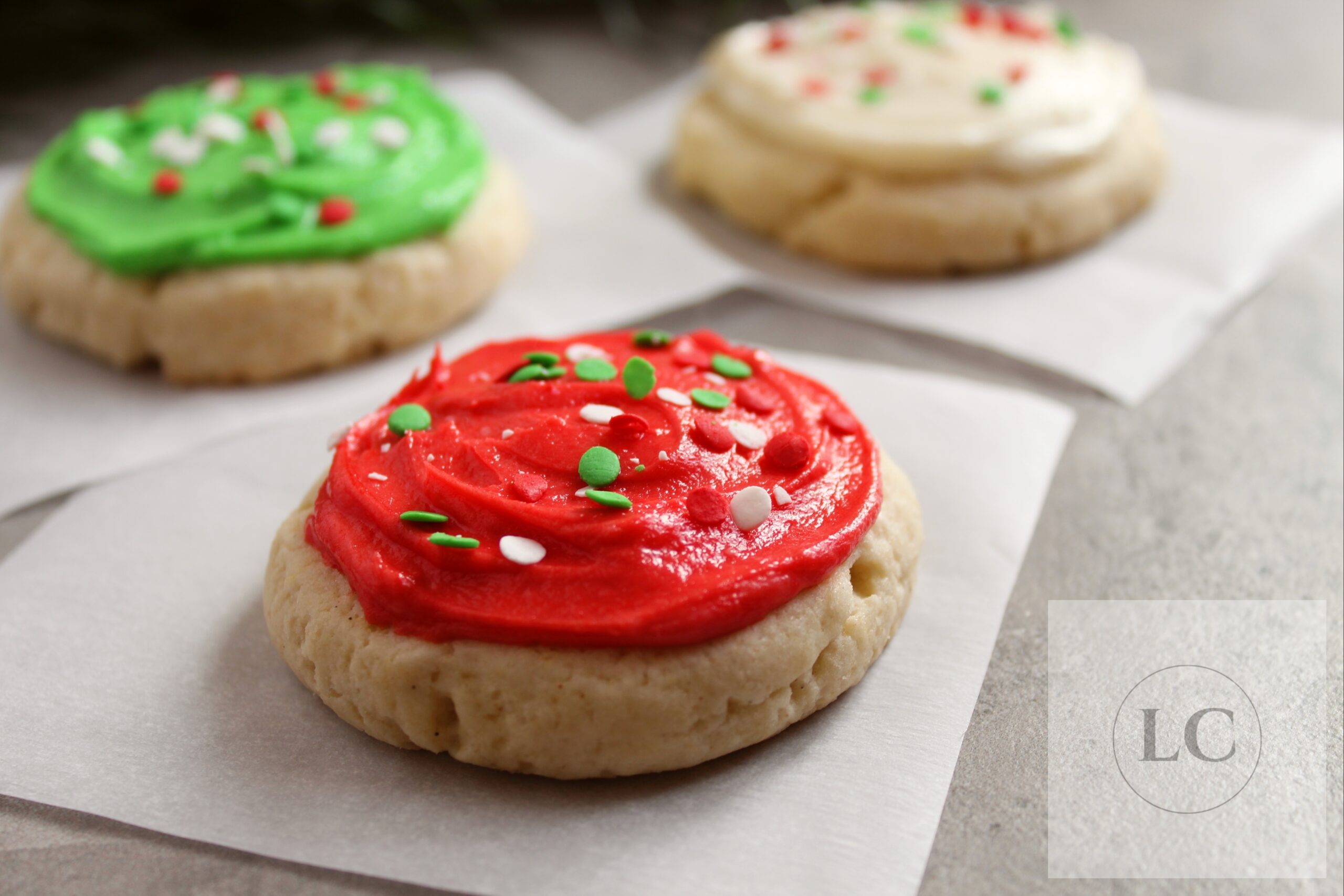 Christmas Lofthouse Style Frosted Sugar Cookies (Gluten Free) 2 - Image 4