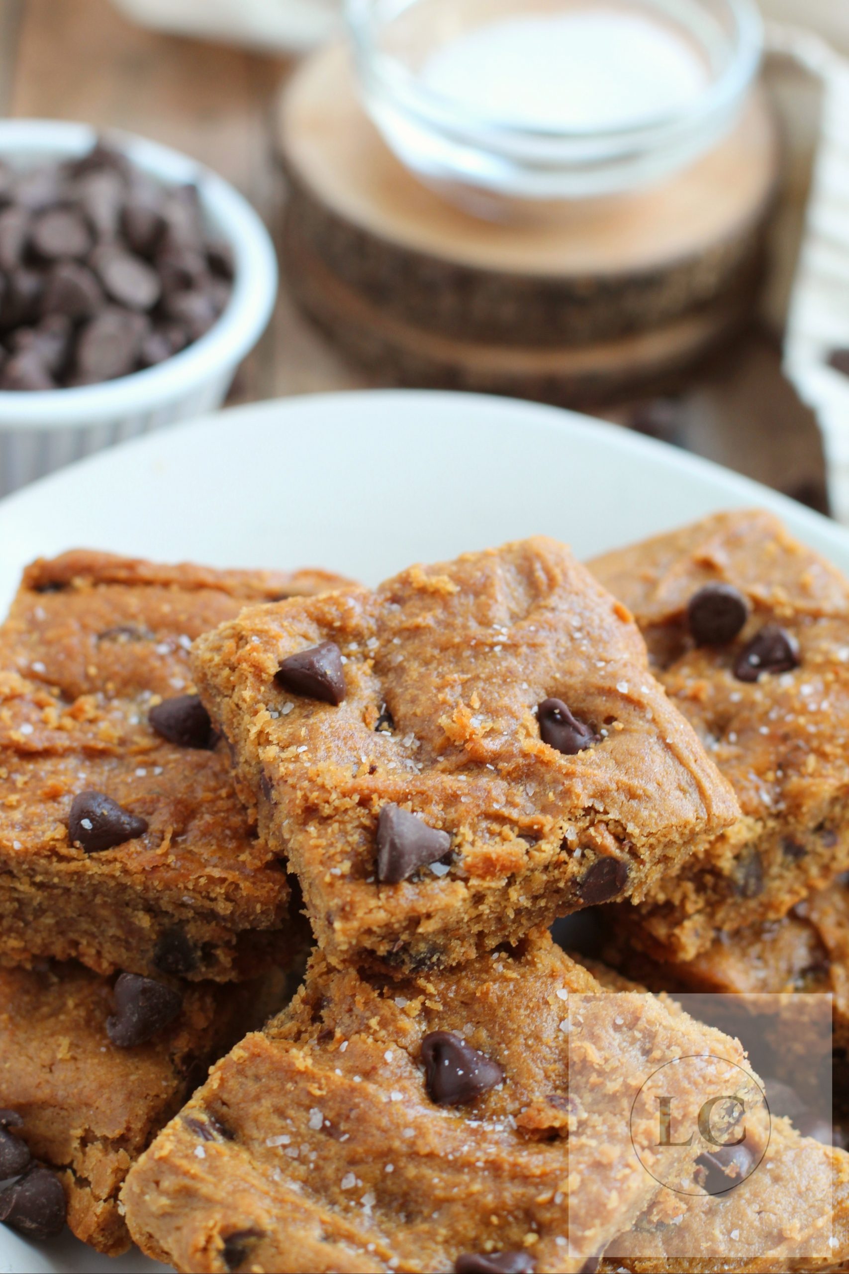 Flourless Peanut Butter Blondies (Gluten Free) 2