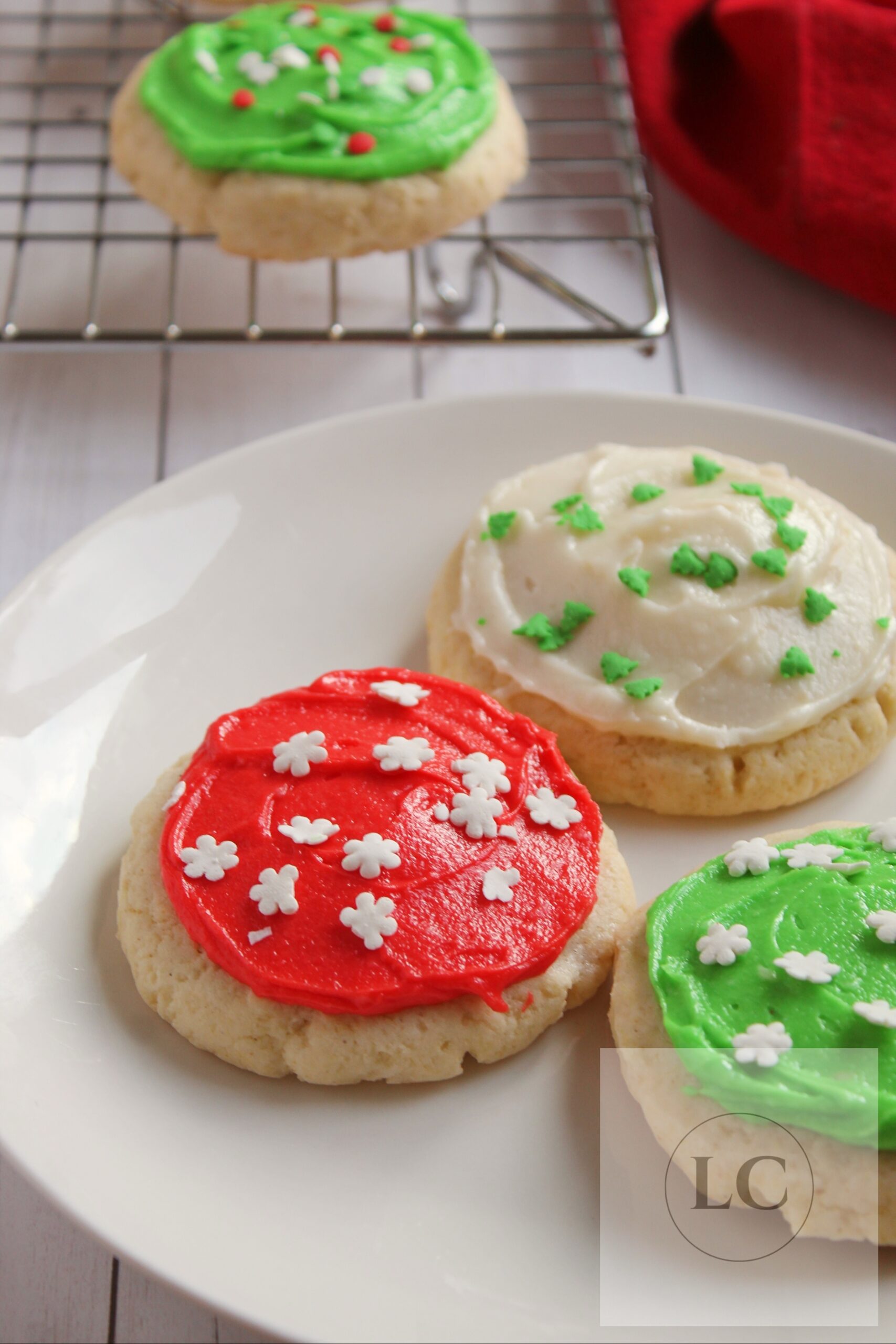 Christmas Lofthouse Style Frosted Sugar Cookies (Gluten Free) 5 - Image 3